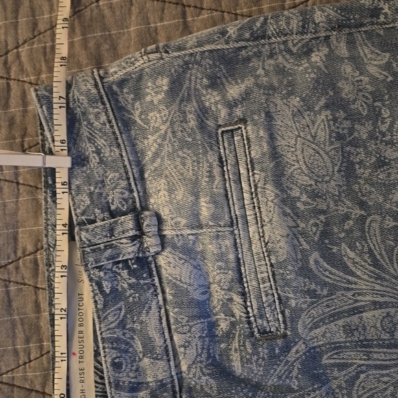 Anthropologie Pilcro and the Letterpress High Rise Trouser Boot Cut Jeans sz 32 - Picture 11 of 12